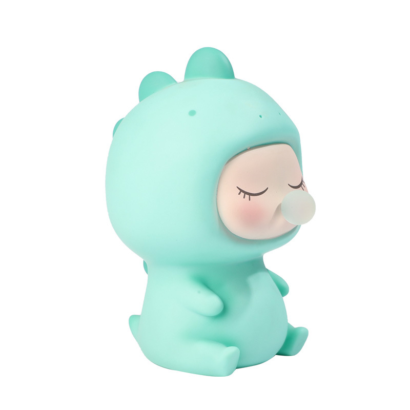 Cute vinyl figurines, cake baking decorations, little dinosaurs, bubble-blowing soft furnishings, and creative home dolls for the living room Item Picture