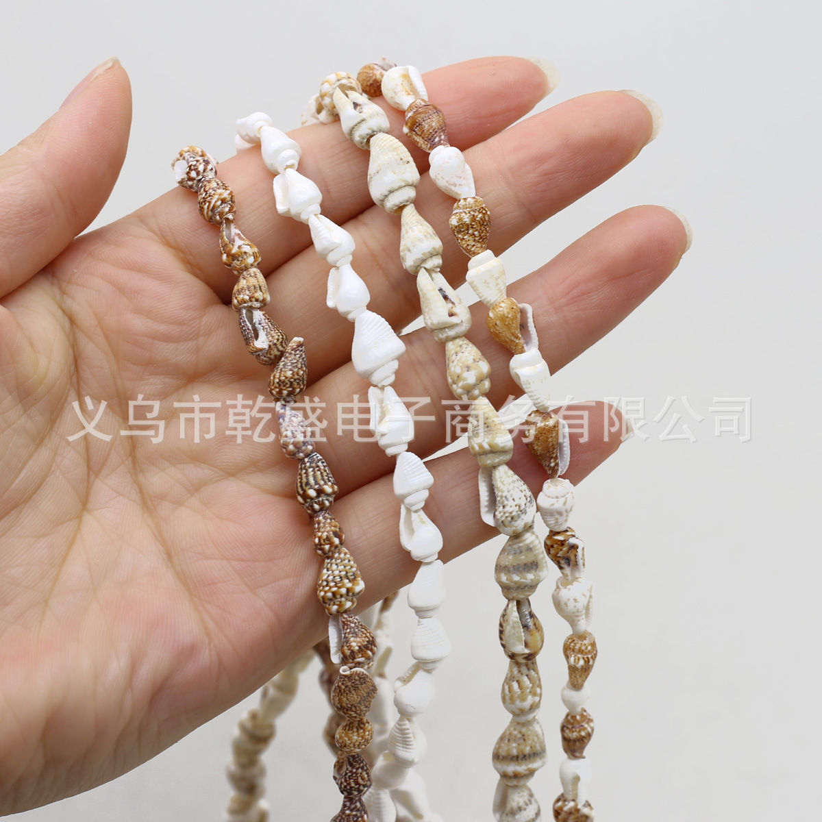 Wholesale natural shell, small conch, flower conch, bead, bracelet materials, DIY handmade jewelry accessories Specification image