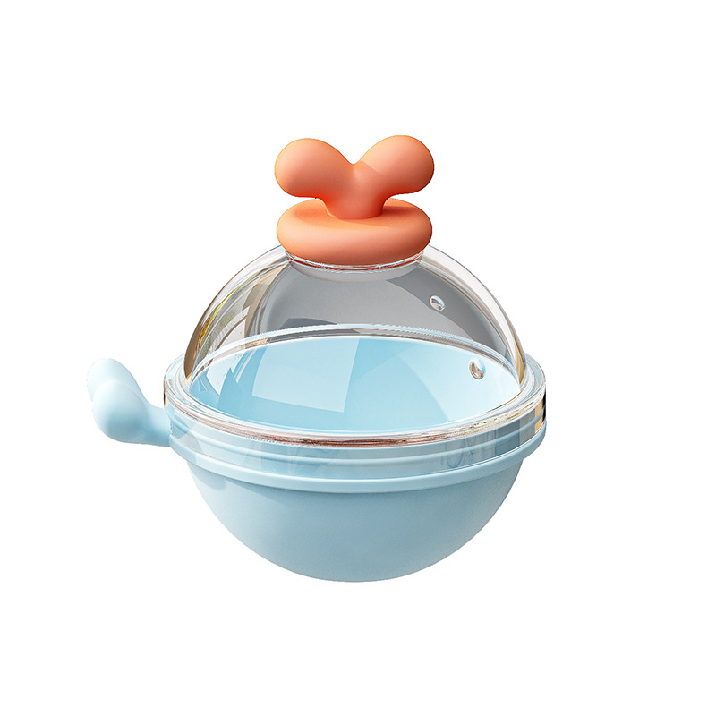 Ice hockey mold with round ears, spherical ice cubes, ice cube trays, whisky, household food-grade silicone ice cube mold Item Picture