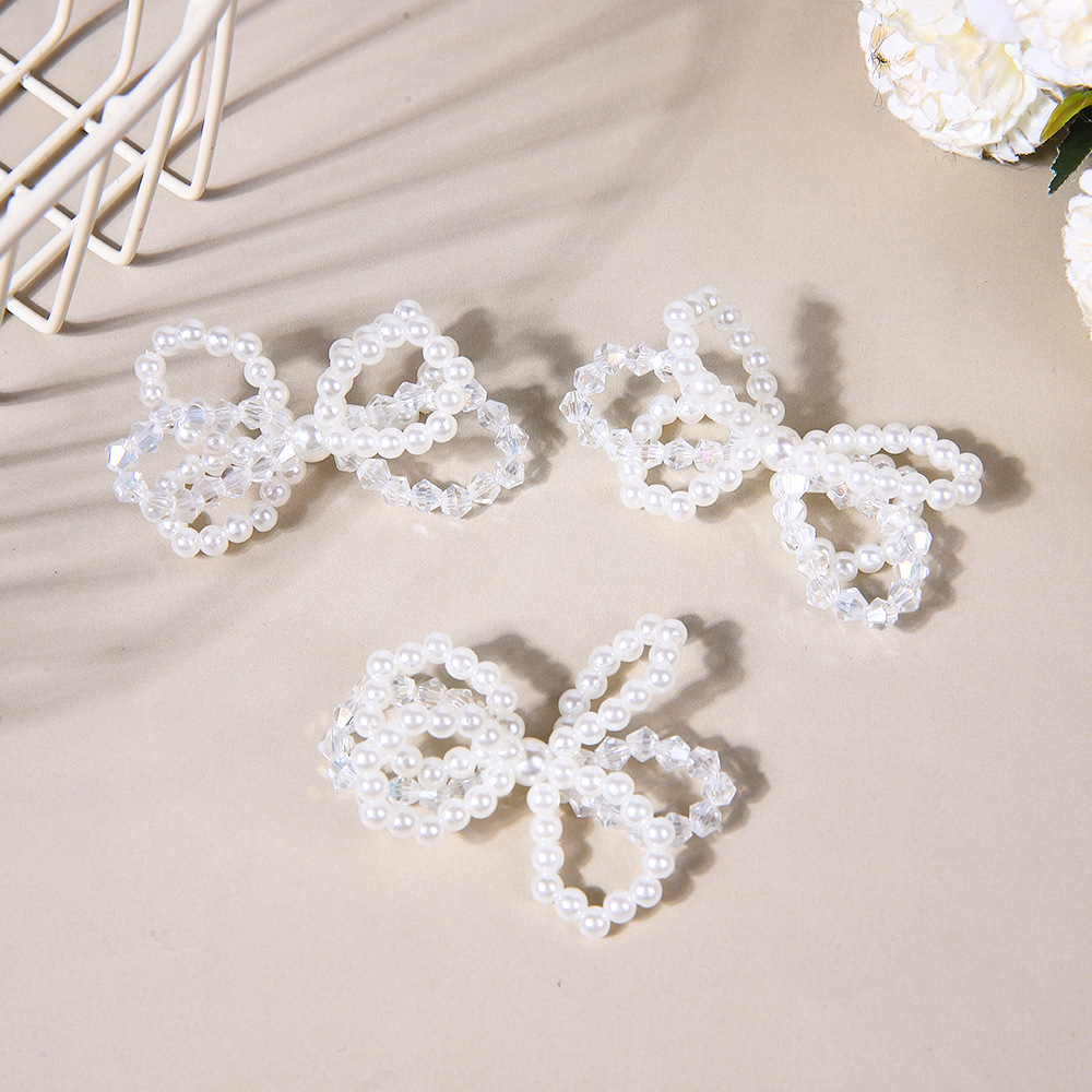 DIY hand-woven pearl knots, hat accessories, hair accessories, earrings, bags, Hanfu, shoe accessories, chest ornaments, clothing accessories and decorations details Picture