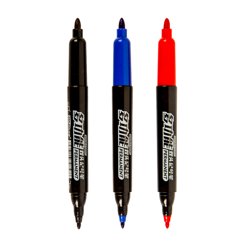 Factory direct supply of double-headed marker pens, oil-based markers, Tianfeng 1091 small marker pens