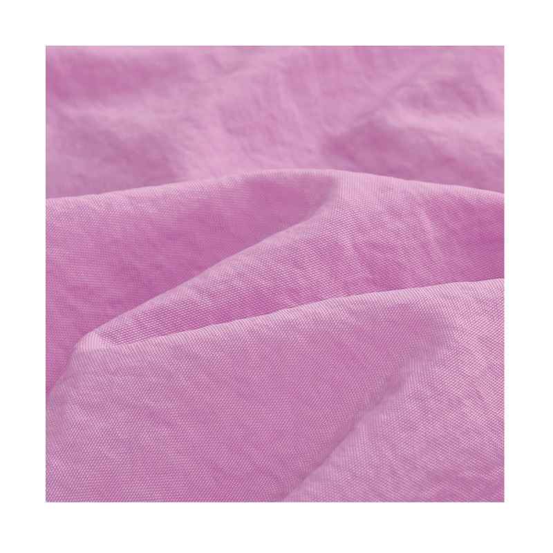 定制托特包面料200D尼龙牛津洗水皱防泼水抗撕裂羽绒服收纳袋布料