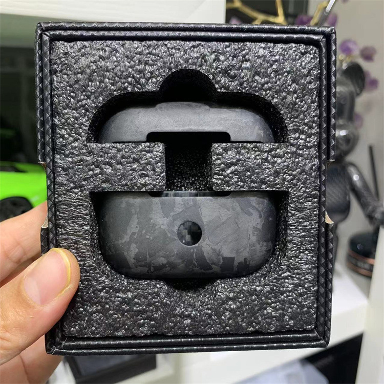 Aplicable apple AirPods Pro 3 orejas funda AirPods3/4 funda Pro2 forja de fibra de carbono Specification image