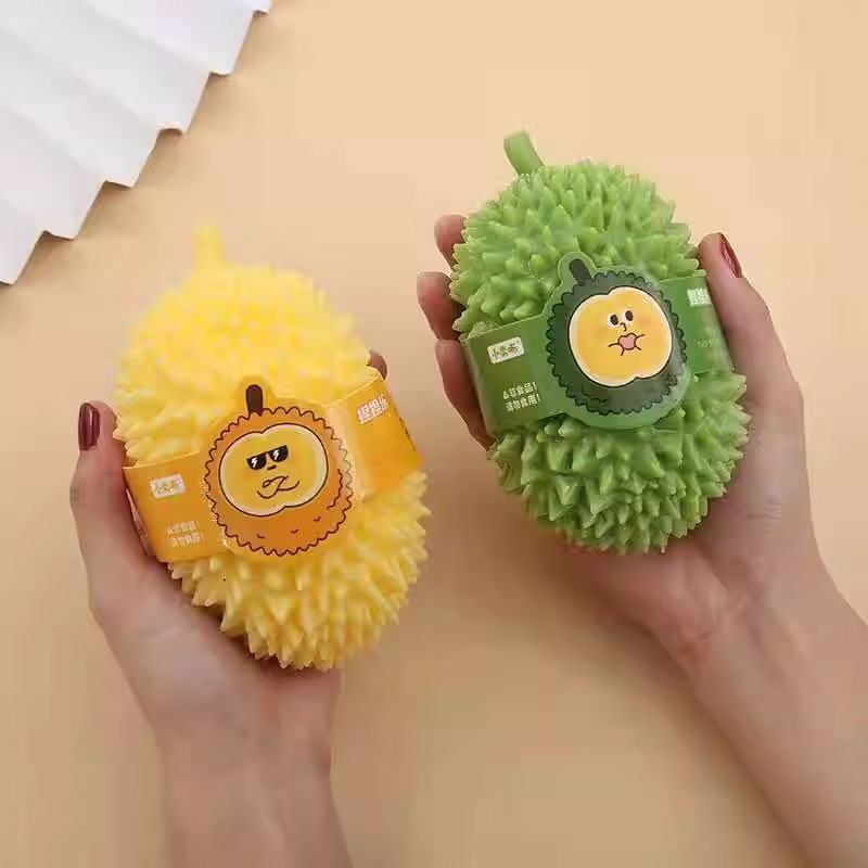 Creative fruit durian Pinch Fun Stress-relieving tool, stress-relieving release ball, unbreakable slow rebound children's hand pinch toy Application Scenario