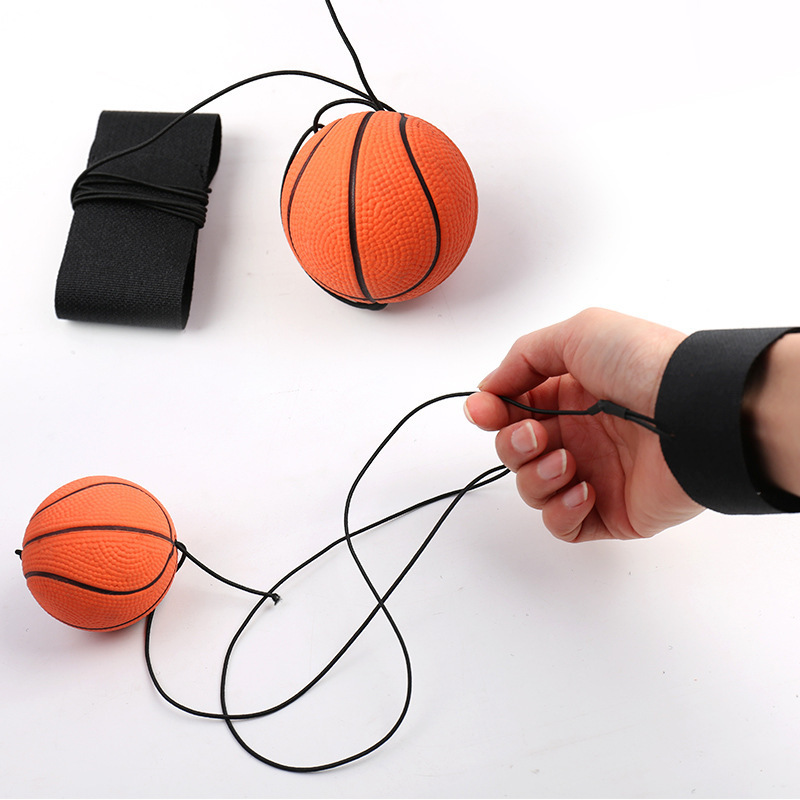 Wrist bouncy ball with rope, rubber bouncy ball, children's toy, wrist strength ball, throwing force ball, elderly people's boredom relief tool Application Scenario