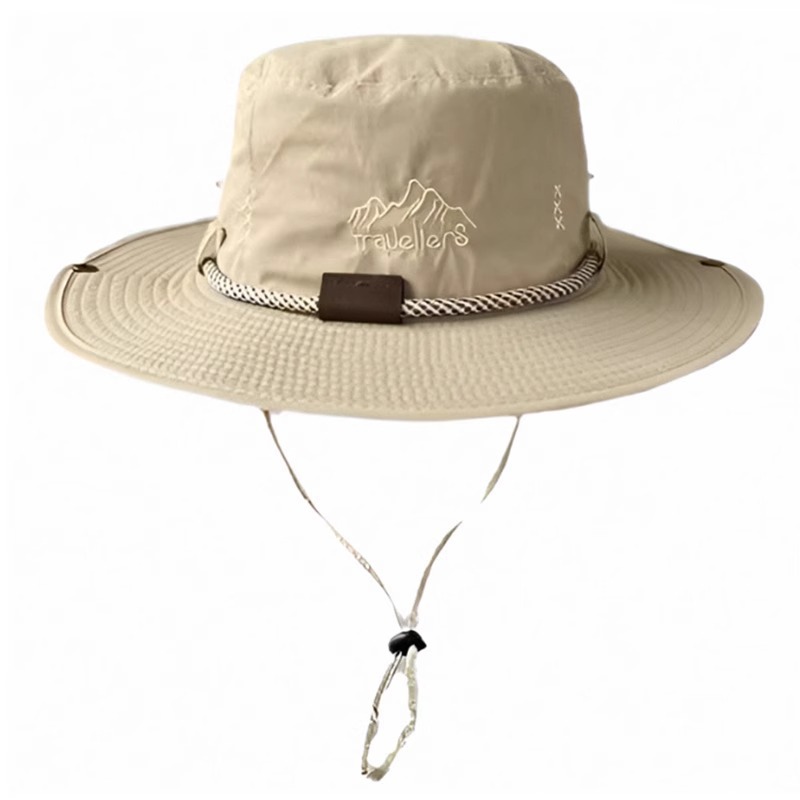 Outdoor hiking hats for men and women, summer sun protection and UV protection hats, large brim fishing fisherman hats, sunshade denim hats Item Picture
