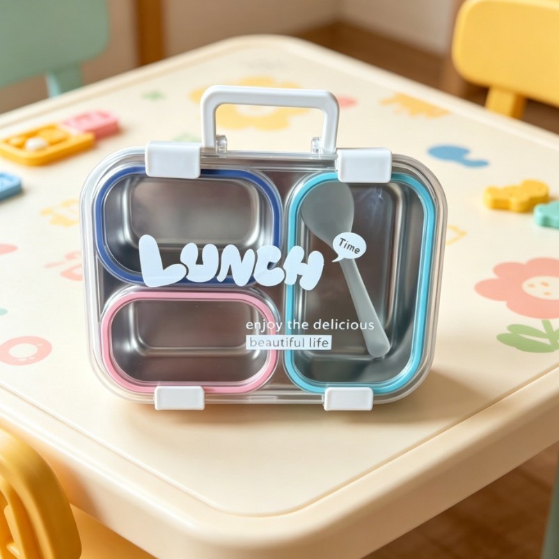 stainstell box's new best-selling cartoon plastic lunch box is food-grade and can be heated in the microwave. It's cute Application Scenario