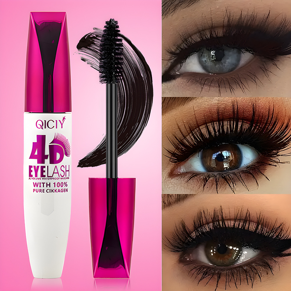 Cross-border exclusive QICIY 4D mascara Base cream, waterproof, non-smudge, long and curly mascara wholesale