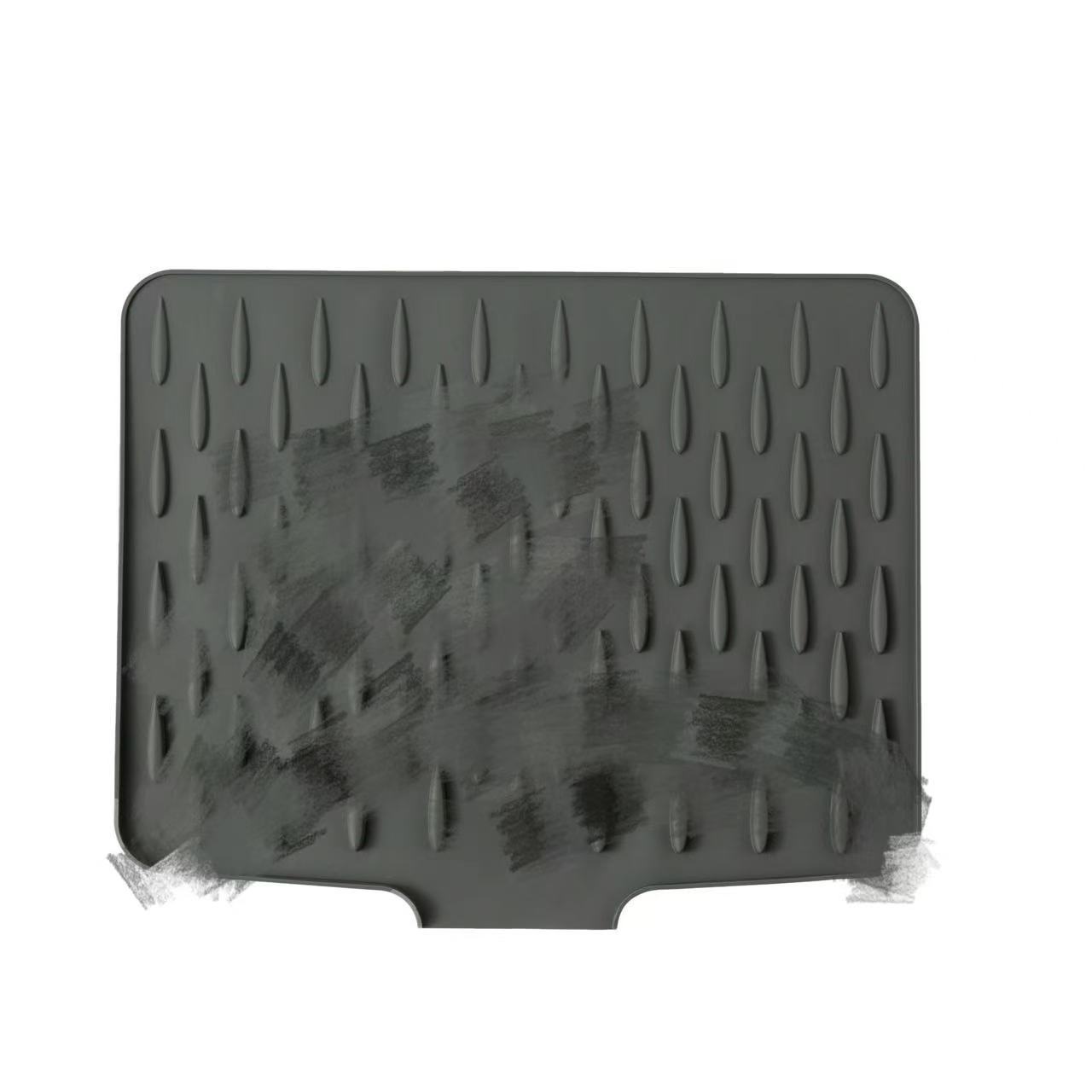 Silicone water-draining pad for countertop slope, kitchen heat-resistant and heat-insulating pot pad Item Picture