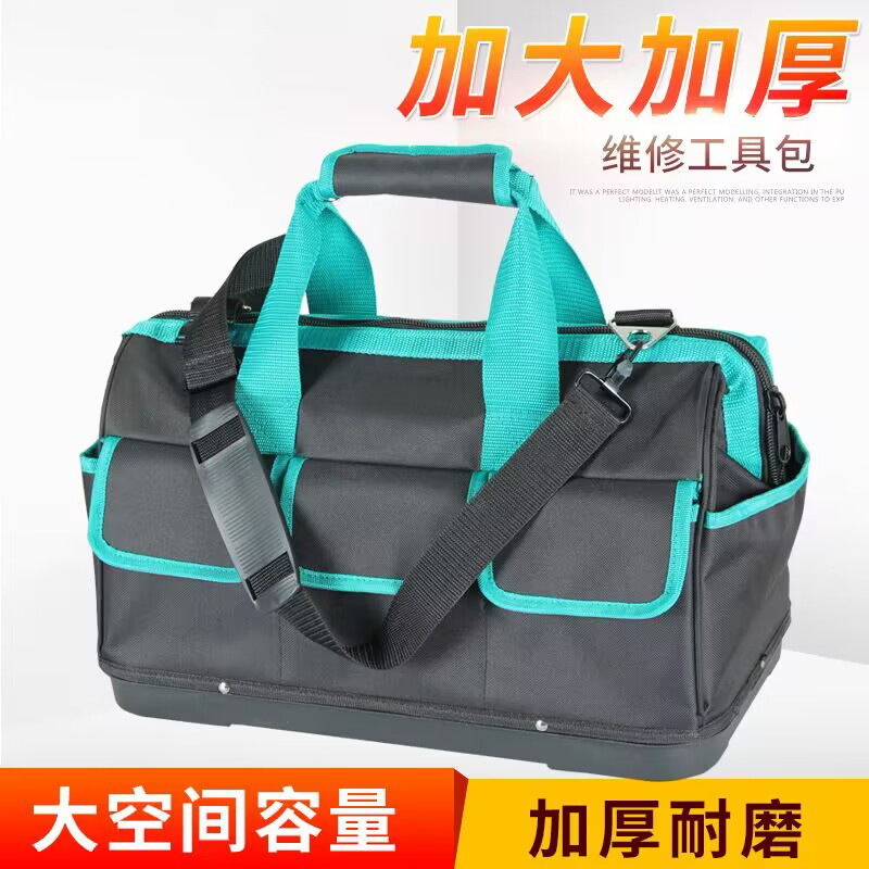 Tool bag, electrician's special tool bag, maintenance, installation, storage, large capacity, thickened wear-resistant canvas handbag in stock Application Scenario