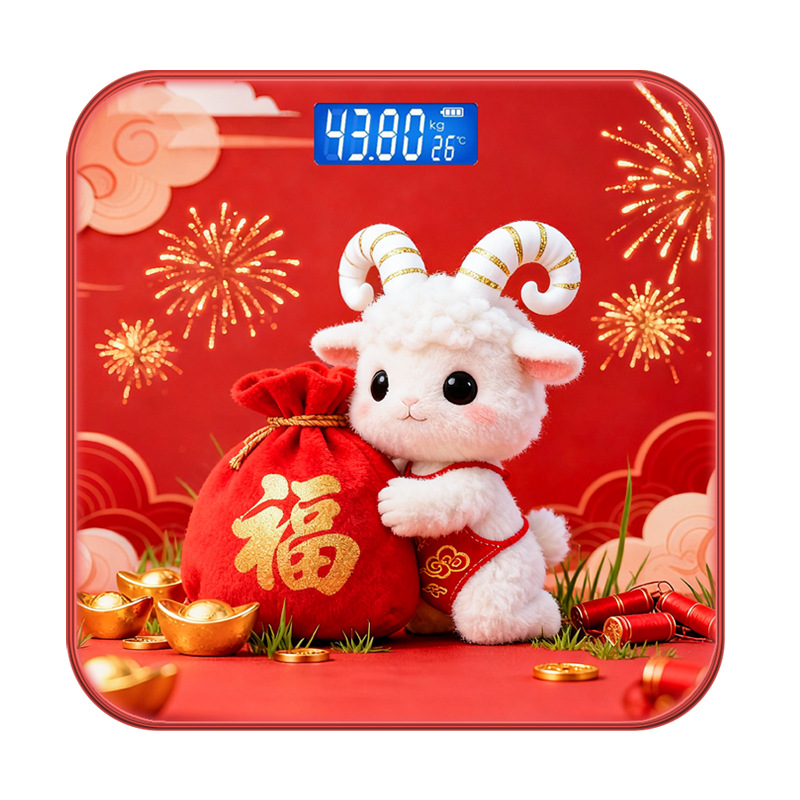 National trend zodiac human body scale factory in stock, home weight loss, fitness and health scale, minimum order quantity one, precise electronic scale Item Picture