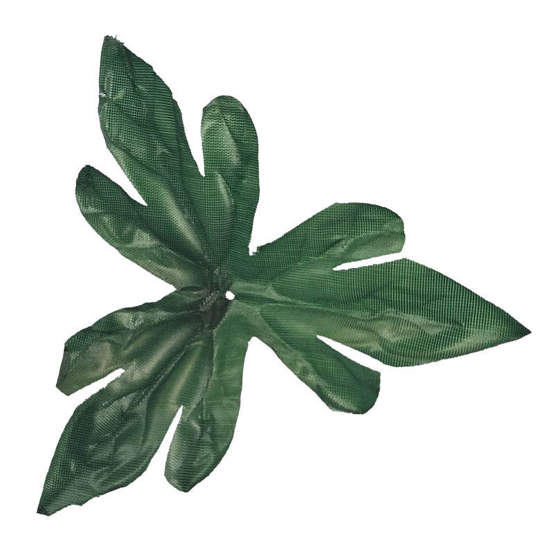 仿真花配件绿叶假花配件叶布材质12.5cm牡丹叶绿植装饰仿真绿植