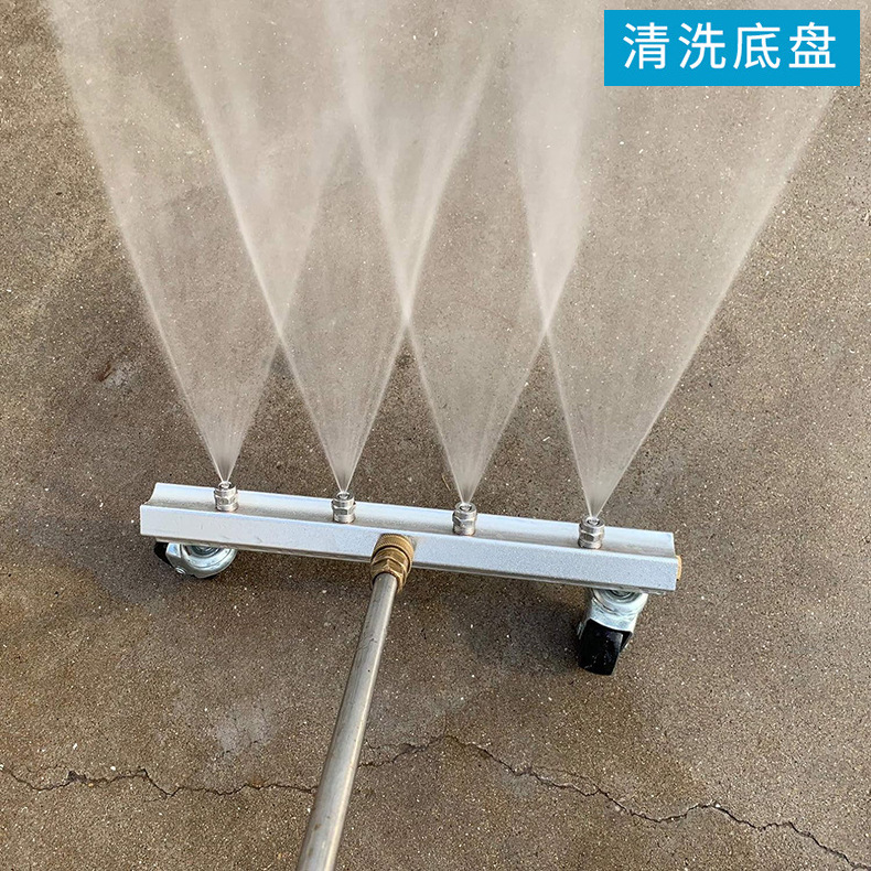 Limpieza transfronteriza de alta presión cabezales de pulverización de chasis de vehículos limpieza de ruedas universales cabezales de pulverización de pavimento cepillo de piso escoba de agua Application Scenario