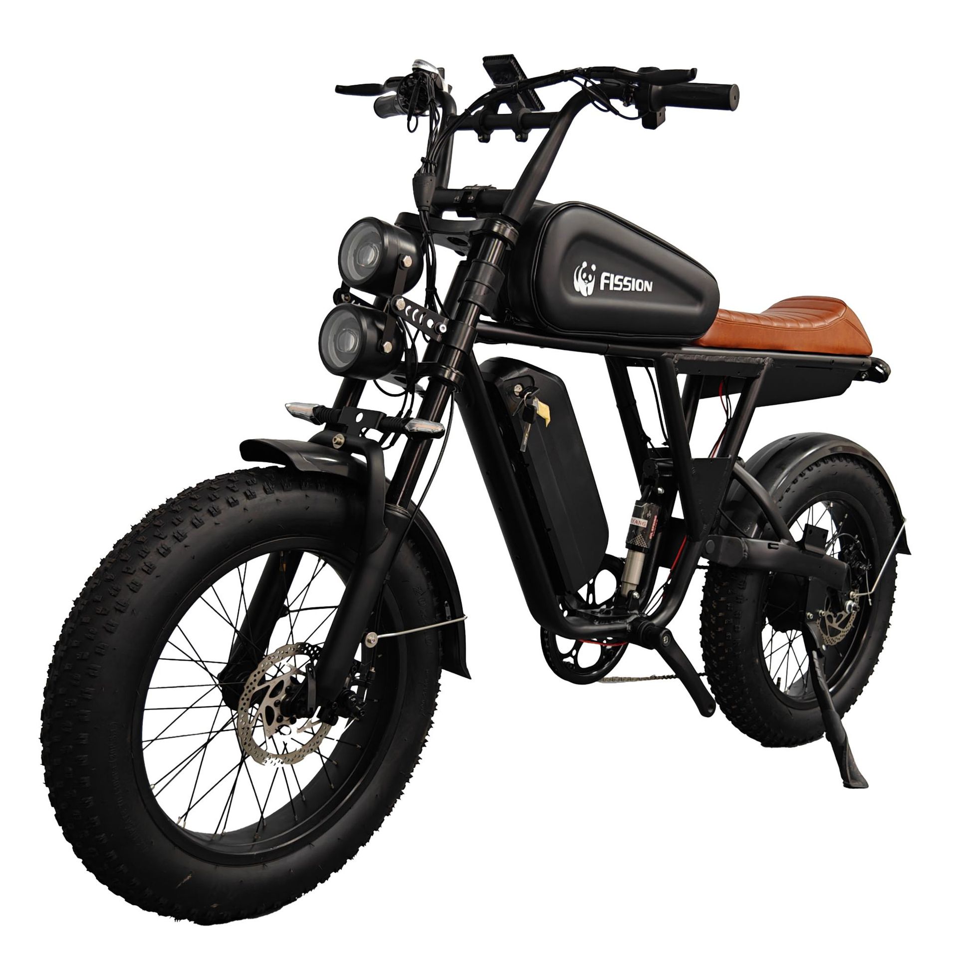 20-inch snow electric-assisted bicycle, a retro motorized electric bicycle Item Picture