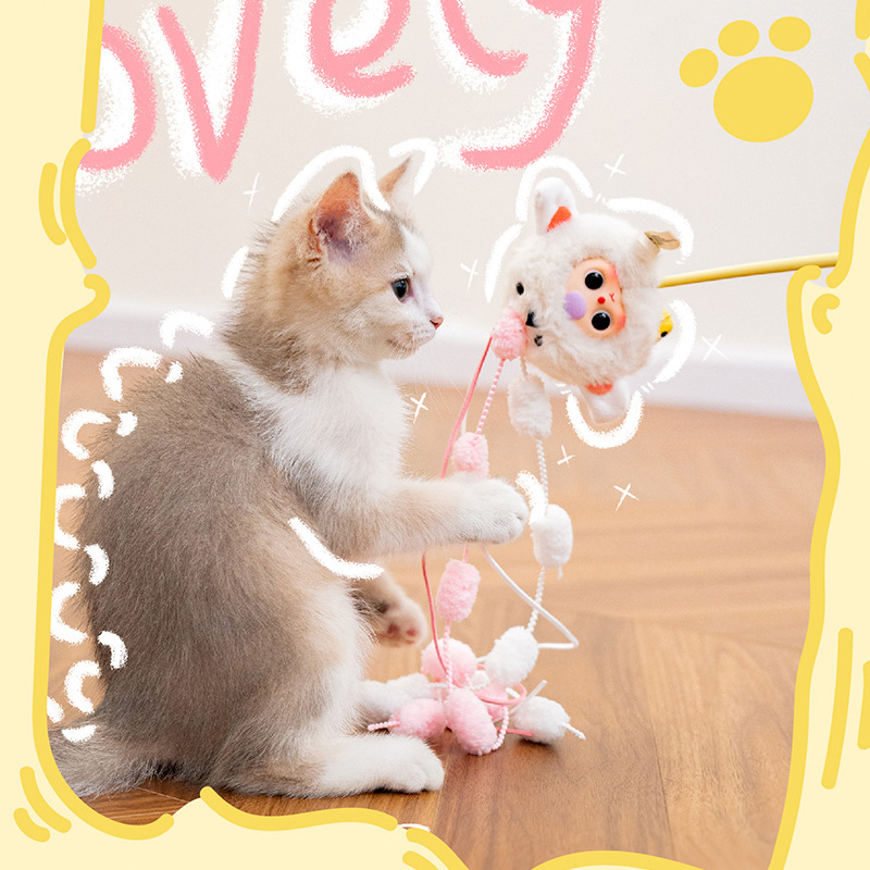 Three-year-old kid, cat toy, plush blind box, figurine, doll, best-selling gift, cute and trendy pendant, plush toy Application Scenario