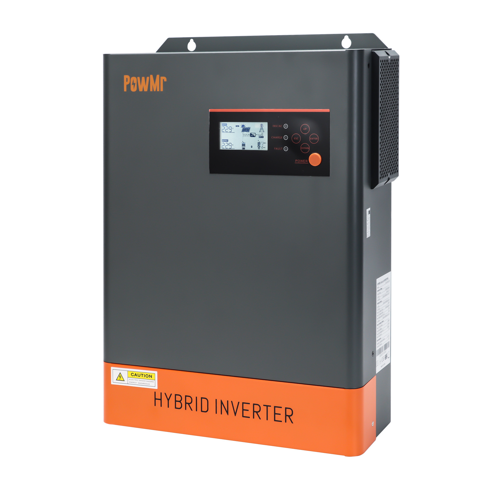 5500W太阳能混合逆变器带防逆流220V光伏离并网一体机逆变器跨境白底实物图