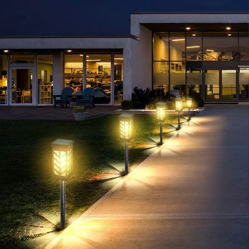 Outdoor solar courtyard ground socket lamp, waterproof, easy to install, long-lasting, intelligent light-controlled night lighting street lamp Specification image