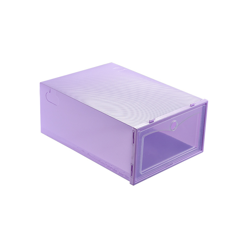 The new Japanese-style shoe storage box, transparent storage box, shoe storage rack, dust-proof and moisture-proof storage, and foldable Application Scenario