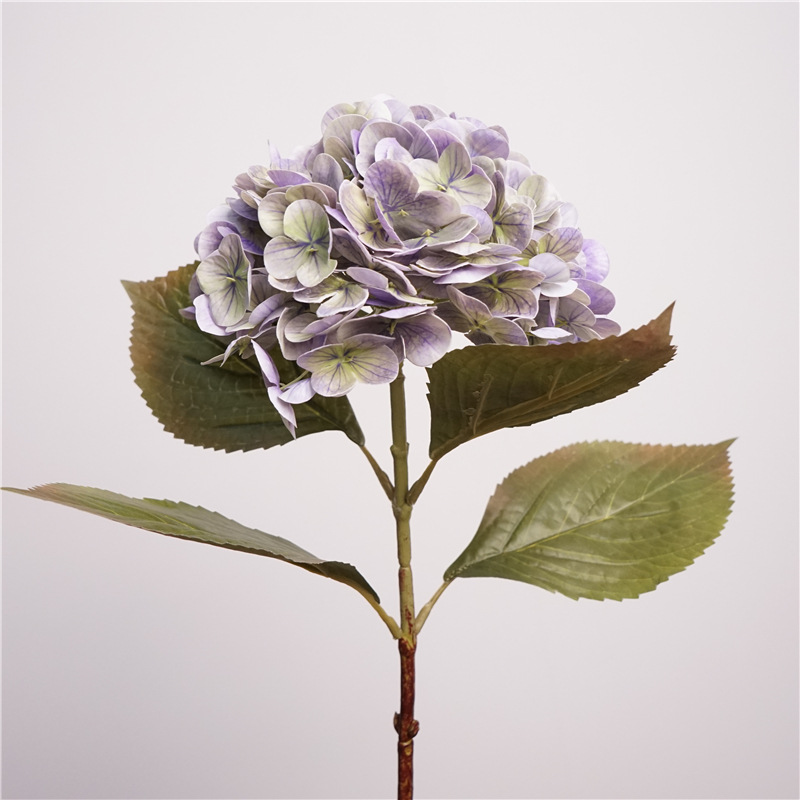 仿真花高级感手感紫色绣球婚庆假花插花轻奢客厅摆设雅典绣球新款