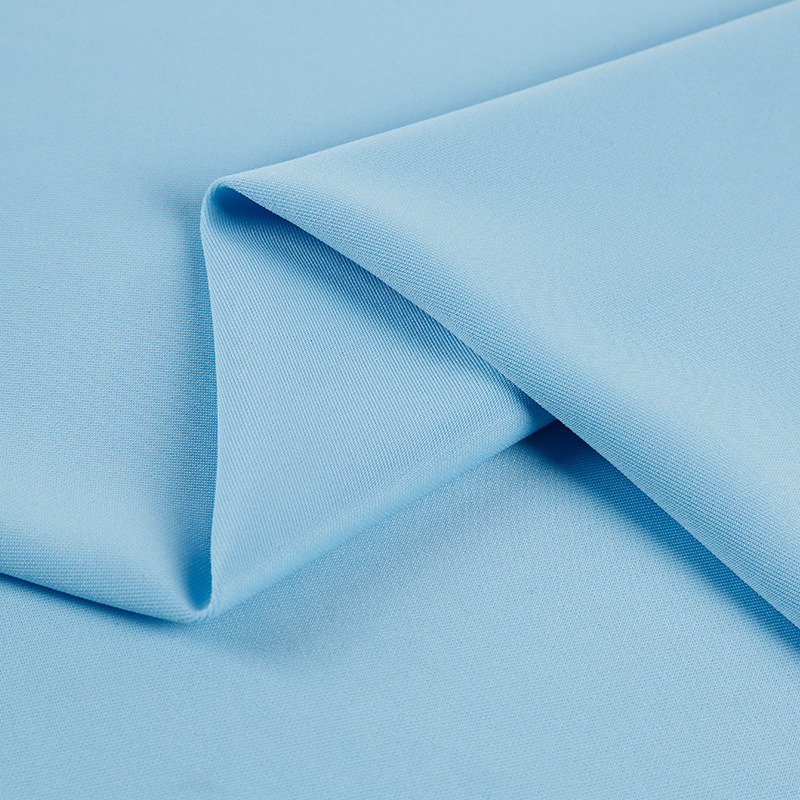 All-polyester 36F stretch knitted air layer fabric sportswear and school uniform polyester-ammonia knitted fabric air layer in stock Specification image