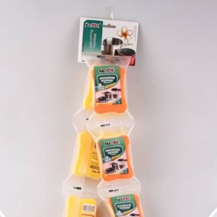 Mr.OK factory direct supply sponge scouring pads, double-sided cleaning sponges, kitchen cleaning sponges, dishwashing sponges, pot scrubbing sponges Application Scenario
