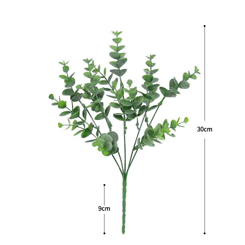 仿真花DIY发饰配件/假花/5朵塑膠花/仿真花/假花批发白底实物图