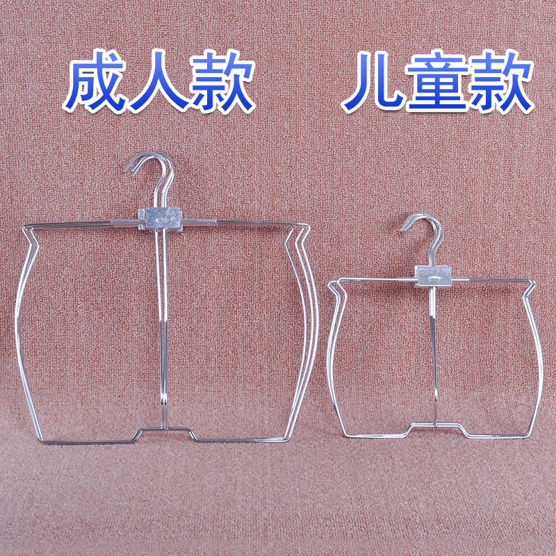 泳衣衣架不锈钢比基尼泳装衣架展示架游泳衣架男女游泳装衣架儿童细节图
