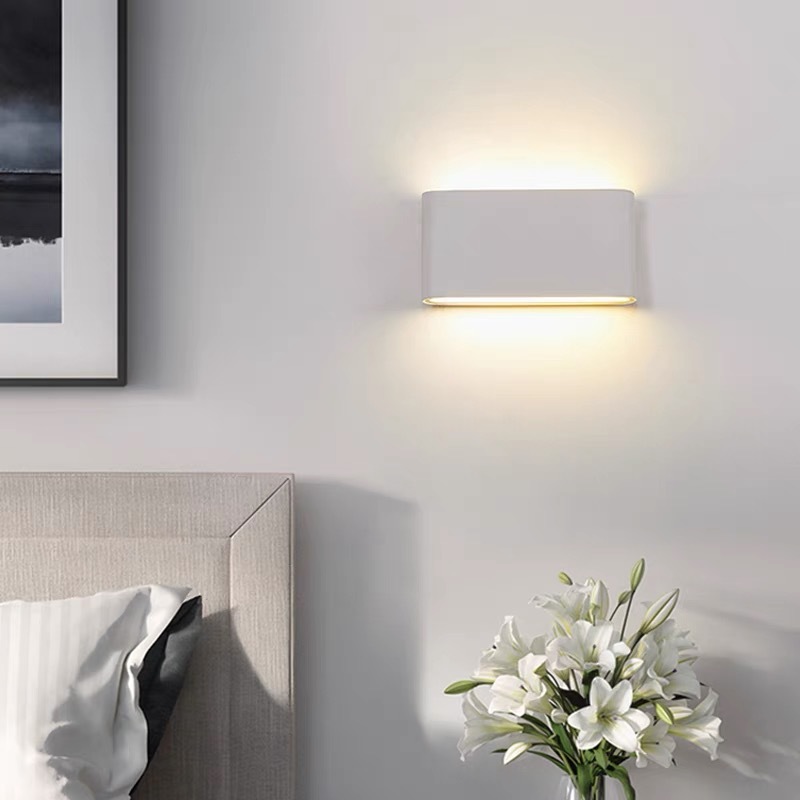 Modern and simple outdoor waterproof LED wall lamps, hotel creative corridors, staircases, corridors, living rooms, bedside wall lamps, bedrooms details Picture