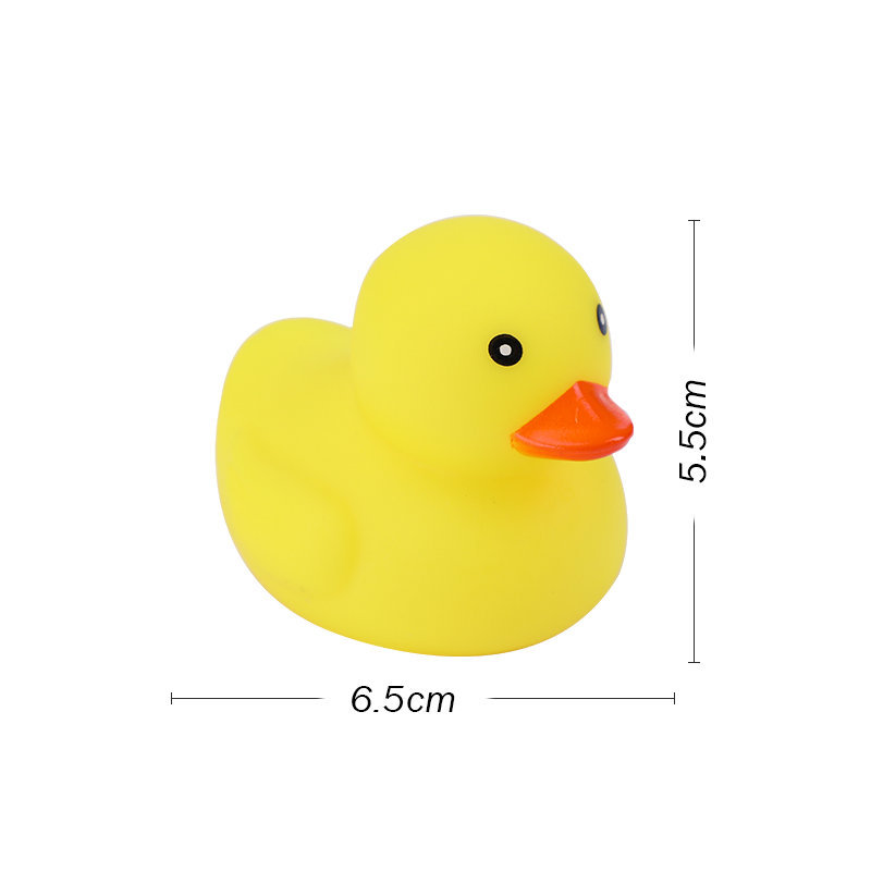 9pcs enlatado pvc baño pequeño pato amarillo juguete para niños pellizca llamada voz burbuja pequeño pato amarillo al por mayor Application Scenario