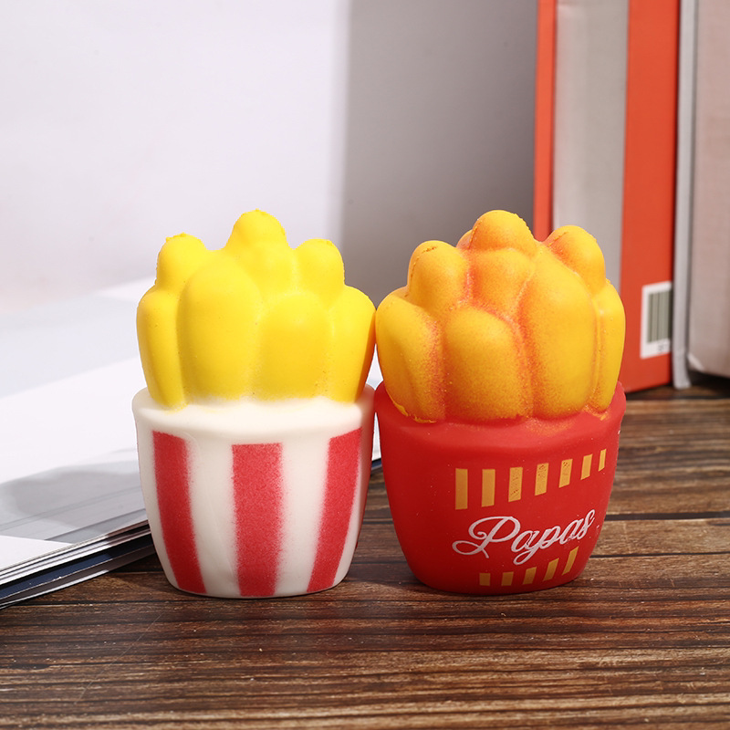 Stress-relieving Cola French fries simulation Food Release Kneading Fun Stress-relieving Magic Tool Hamburger TPR toy manufacturer wholesale Specification image