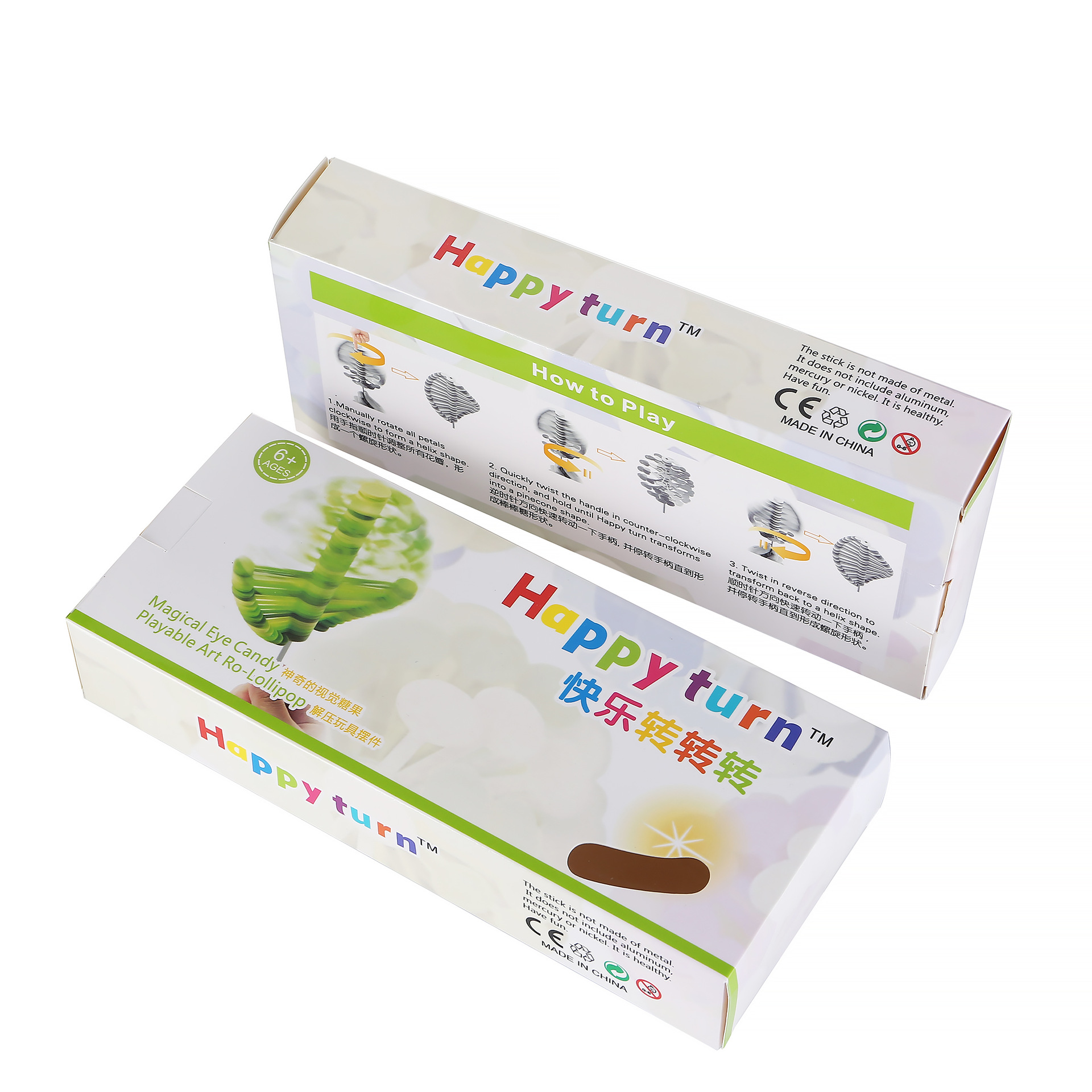 Wholesale of creative stress-relieving art children's toys, such as rotating lollipops, wisdom trees, and Fehsen sequence stress-relieving ornaments details Picture