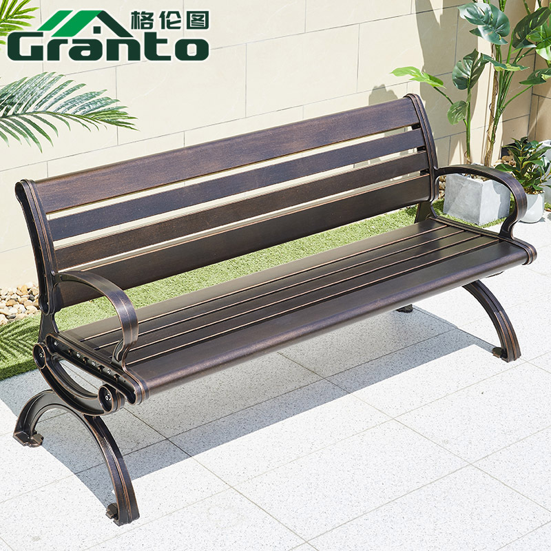 户外长椅实木桌家用庭院户外椅长椅实木户外长椅