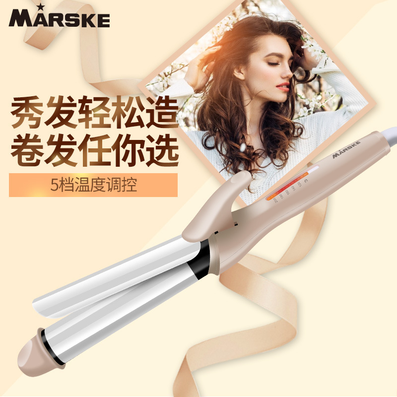 MARSKE MS-5566陶瓷卷发棒26MM32MM可调温干湿两用家用美发卷发器细节图