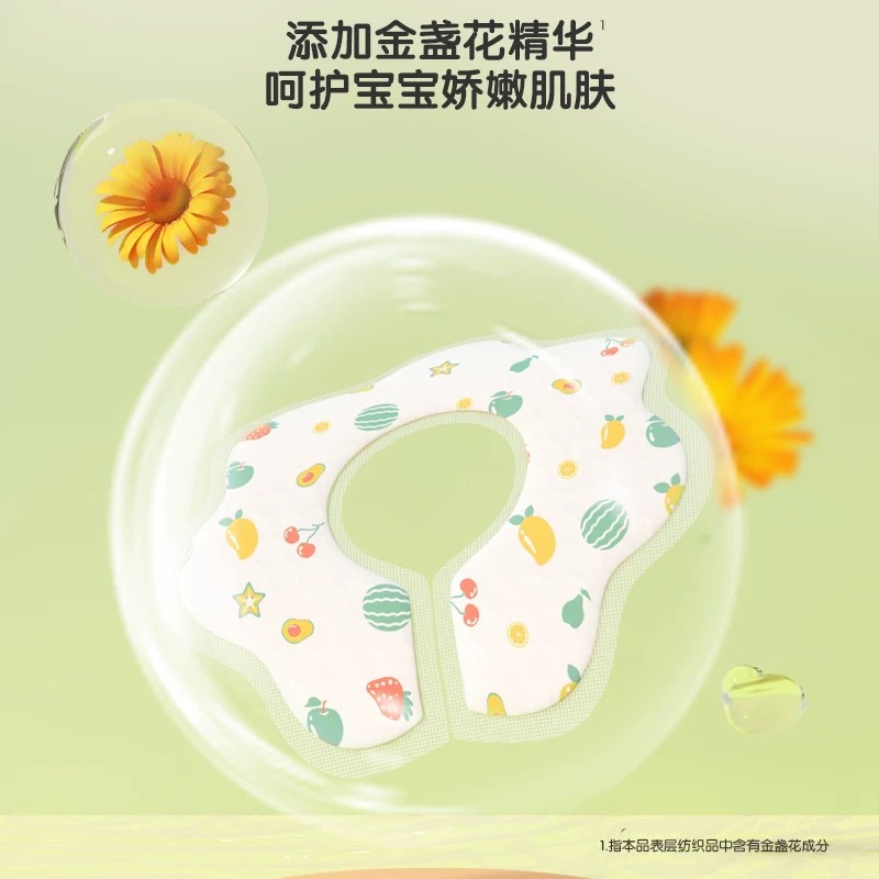 婴儿一次性口水巾宝宝口水围兜围嘴口水兜新生儿婴幼儿OEM贴牌代产品图