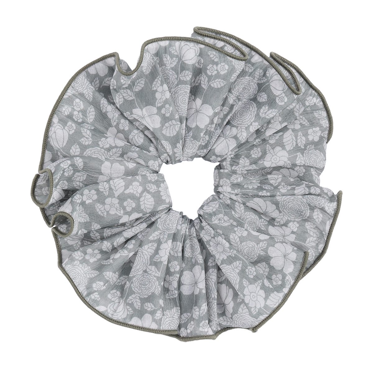 Korean retro summer large intestine hair band for women, light-colored fabric large hair tie, versatile fabric hair tie and hair accessory Item Picture