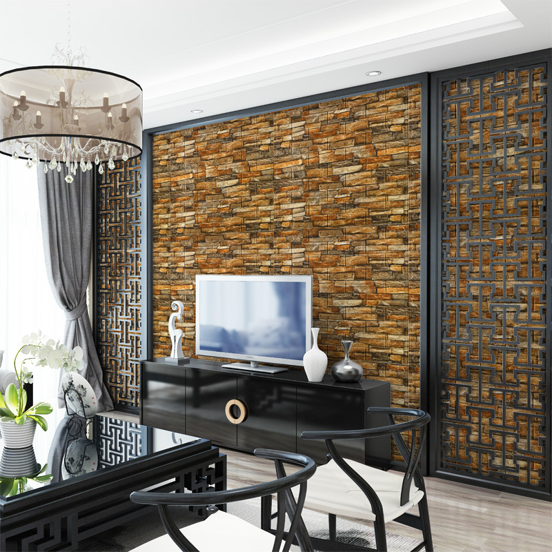 Factory Direct Sales Of Retro Brick-Patterned 3D Stereoscopic Wall Stickers, Anti-Collision Self-Adhesive Foam Background Wall Paper For Children In Kindergartens Specification drawing