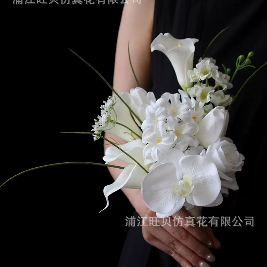 毛线太阳花/针织花/手捧花/手棒花/婚庆细节图