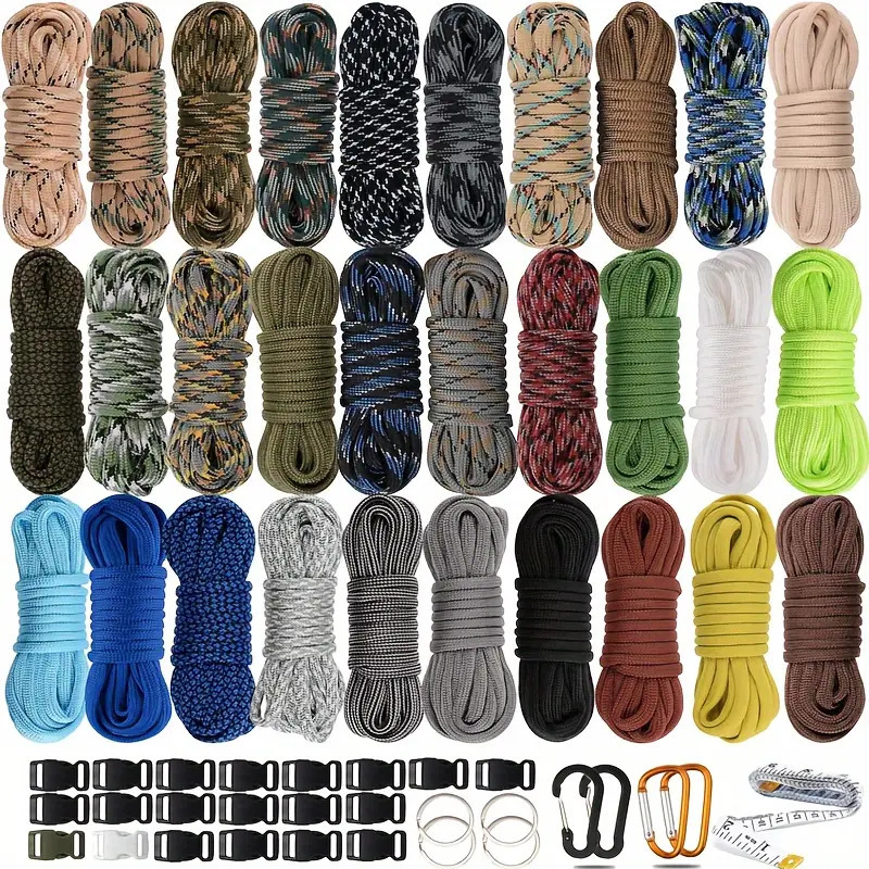 Amazon's best-selling paracord umbrella rope making kit, multi-functional nylon rope, DIY rope, bracelet rope details Picture