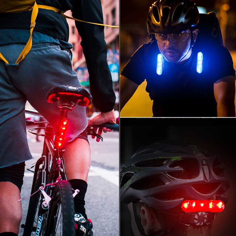 Bicycle riding taillight high-brightness reminder light USB charging warning taillight riding equipment details Picture