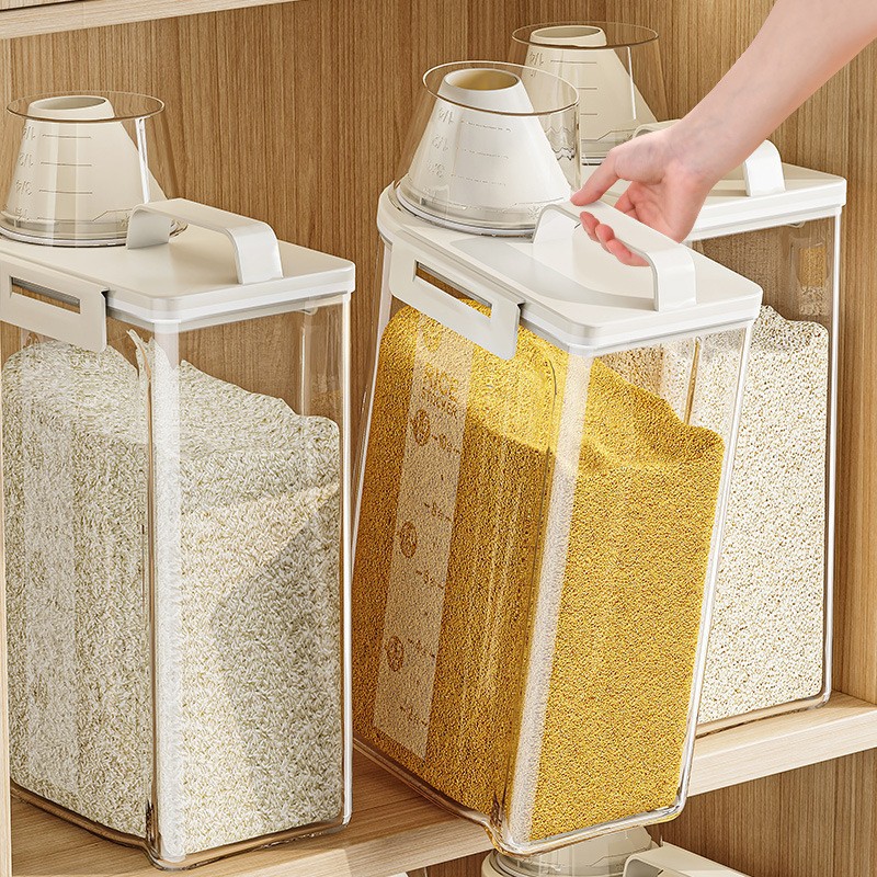 川杭米桶家用防虫防潮密封面粉储存罐子面桶装大米五谷杂粮收纳盒