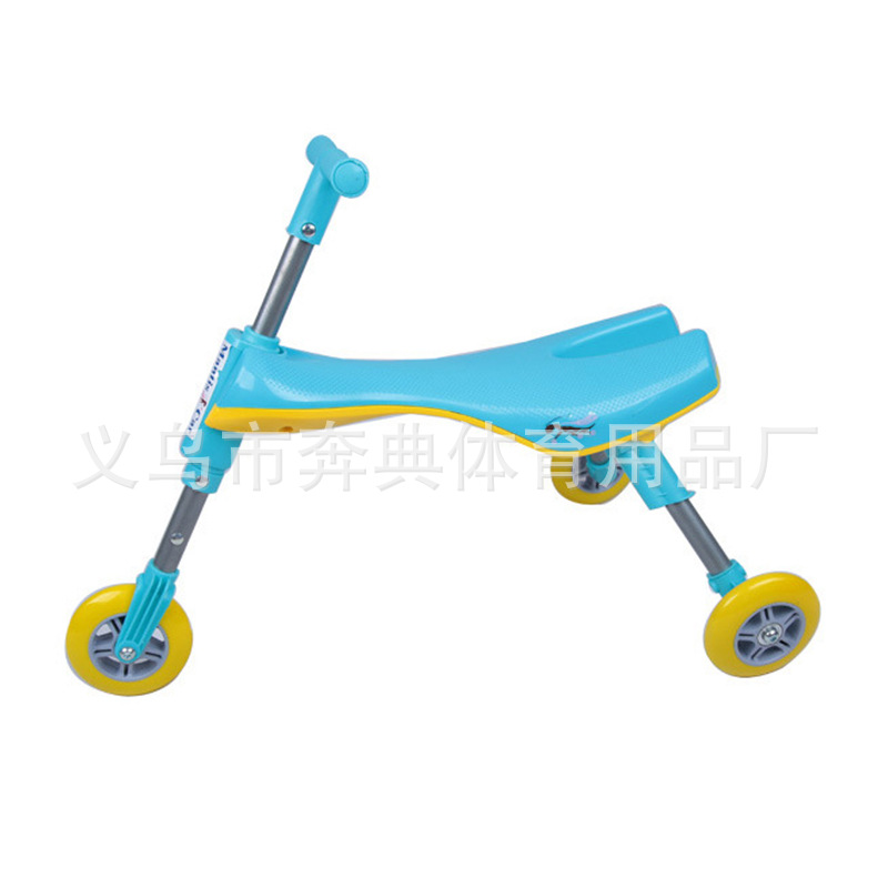 The manufacturer supplies children's foldable lightweight mantis cars, three-wheeled baby sliding toy cars, and foldable cars for wholesale Specification image