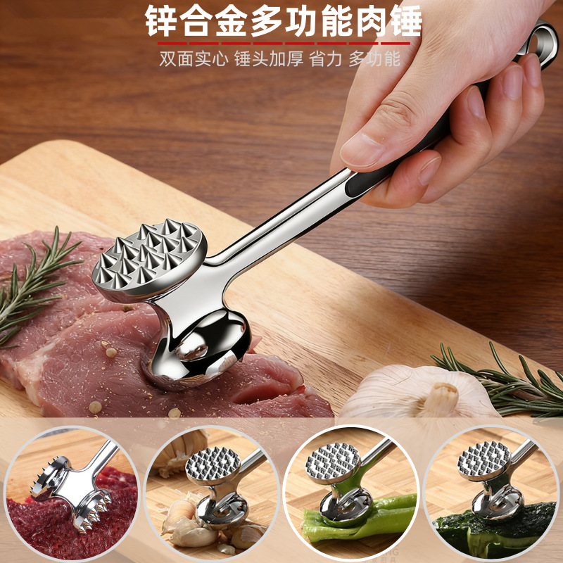 跨境肉锤家用敲肉锤厨房小工具专用松肉锤加厚牛排锤锤肉器嫩肉器产品图