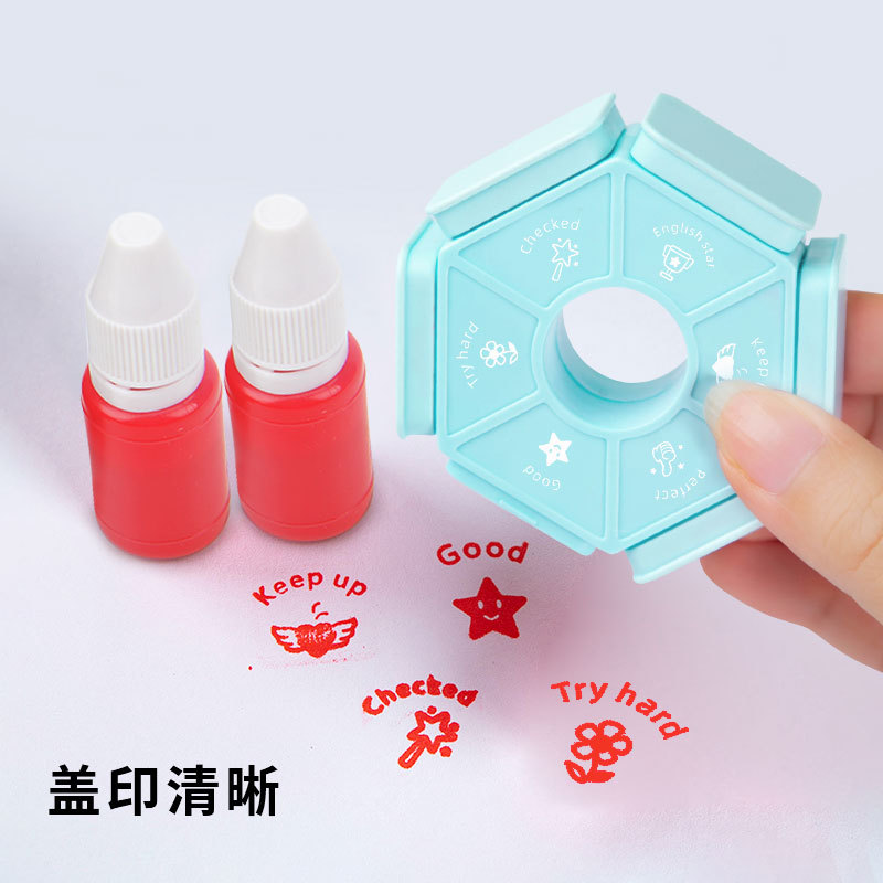 Qianhui Photosensitive Ink, quick-drying ink paste, black, red and blue, six-sided and seven-sided seals, official seals, name and signature seals, wholesale of ink details Picture