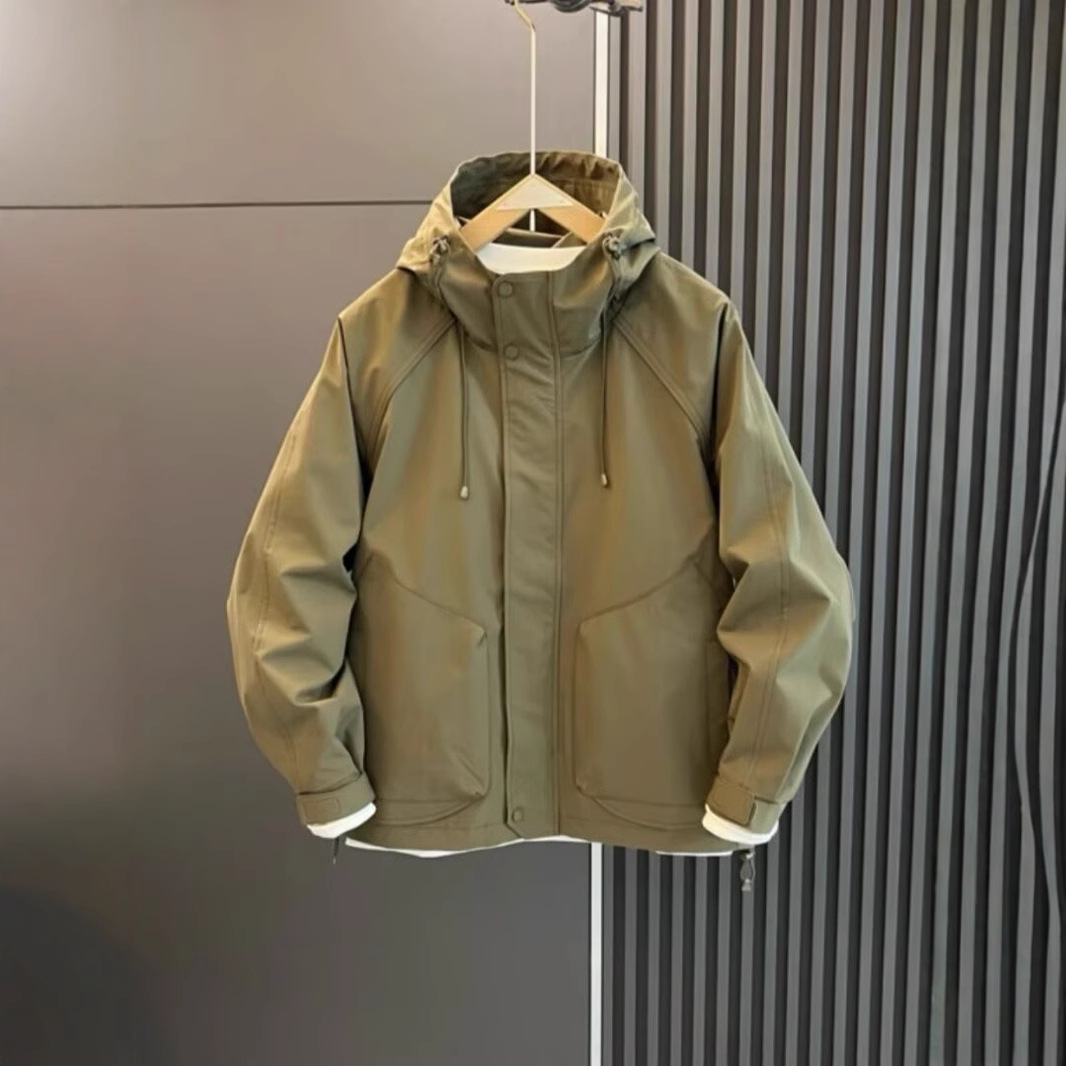 棉服男连帽潮流/棉袄男/棉服/棉衣男宽松潮流/冬天衣服产品图