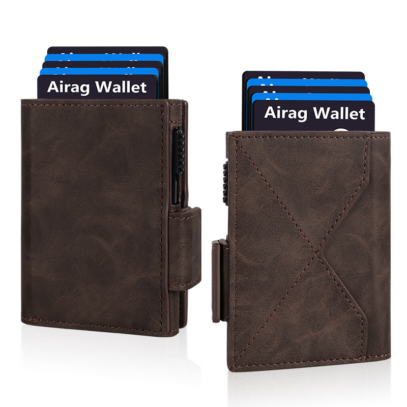 Cross-Border Anti-Demagnetization Men's Wallet, Large-Capacity Women's Bag, Popular Women's Bag, Coin Purse, Id Storage Bag, Card Bag
