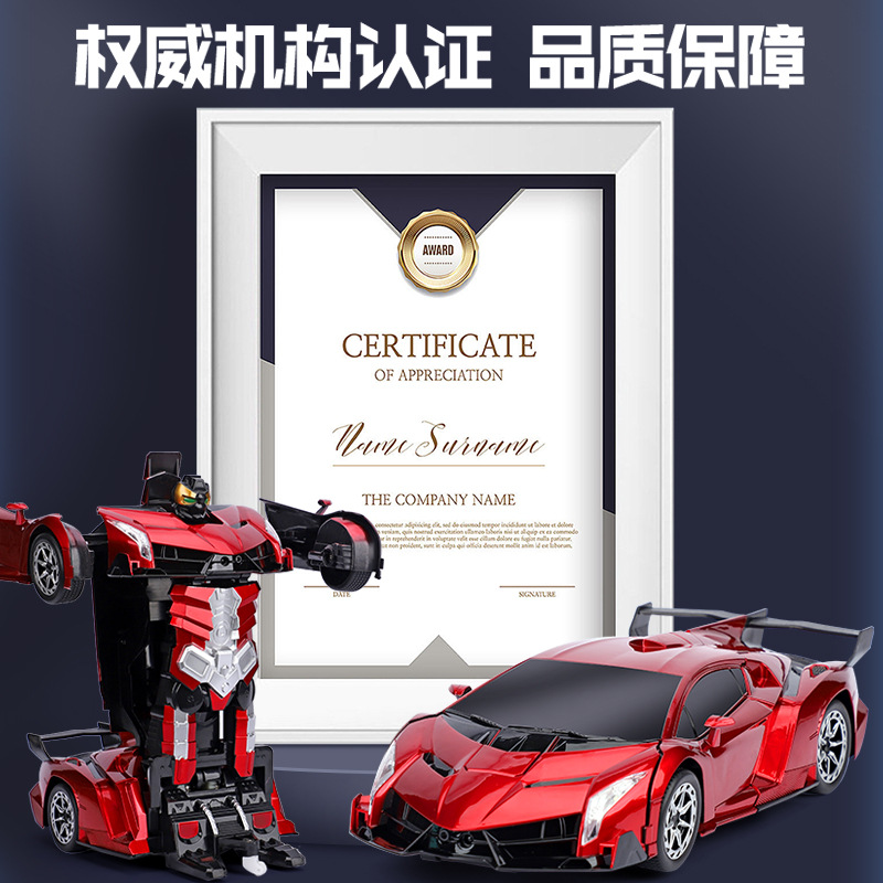 Transformable remote control car, Children's Day gift, toy, boy, four-wheel drive racing car, King Kong gesture sensing remote control car Specification image
