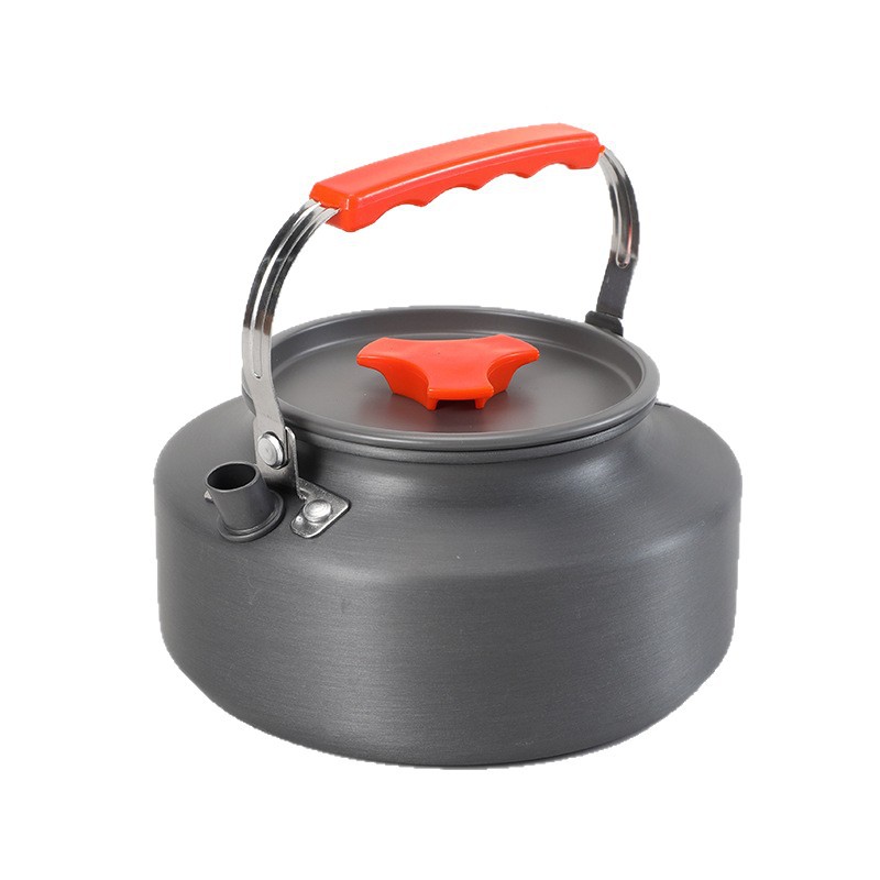 户外锅具露营炉具便携炊具野炊装备烧水壶套锅卡式炉锅套装组合白底实物图