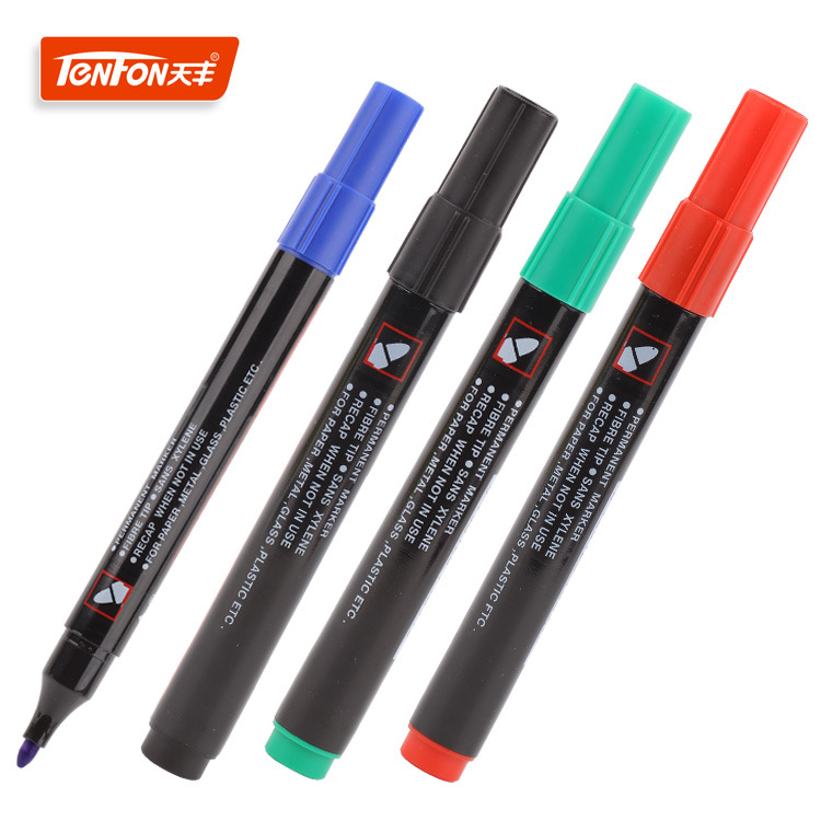 外贸出口油性记号笔无笔夹多色记号笔103马克笔