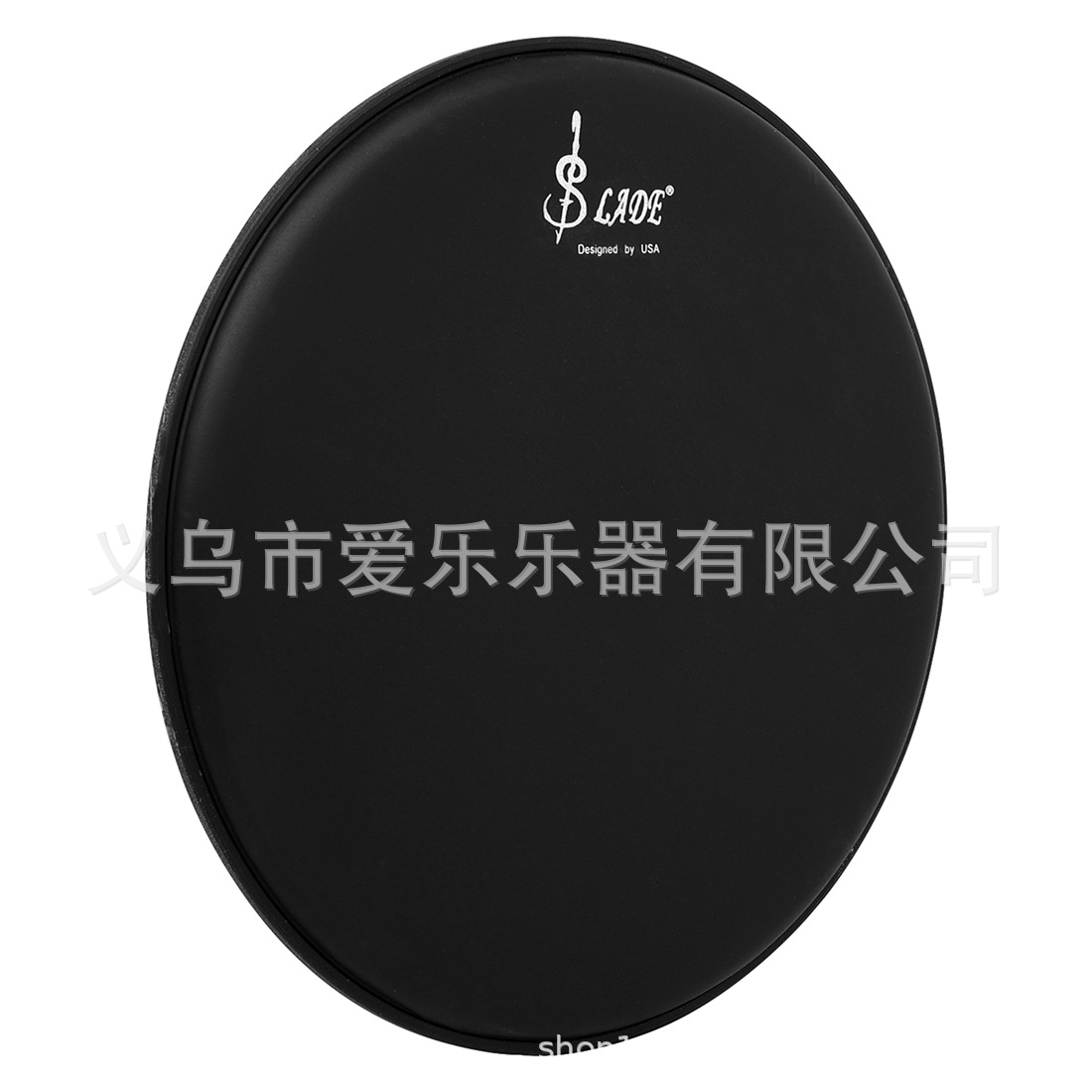 Piel de tambor negro de 14 pulgadas piel de tambor nubuck piel de tambor antideslizante cubierta de mylar superficie de tambor Item Picture
