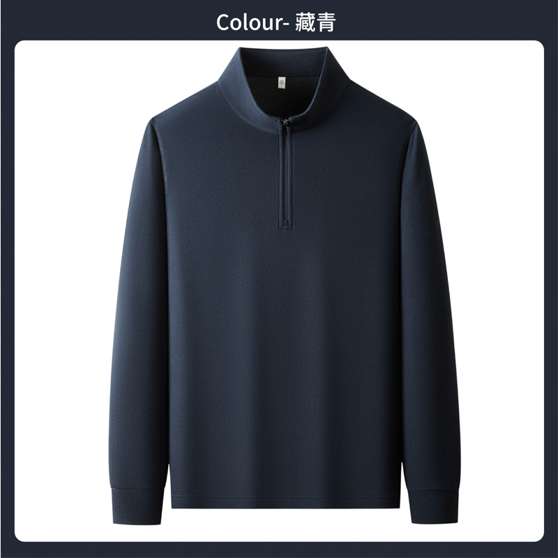 男保暖裤/圆领厚毛衣男/衣服/有领毛衣男/羊毛衣男高领白底实物图